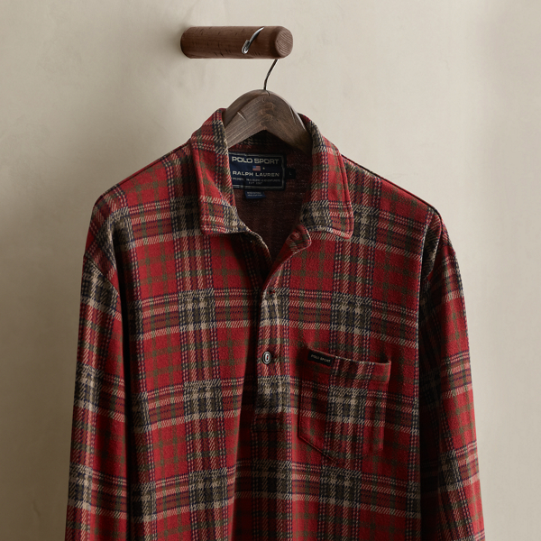 c. 1995 Polo Sport Plaid Shirt - Size L
