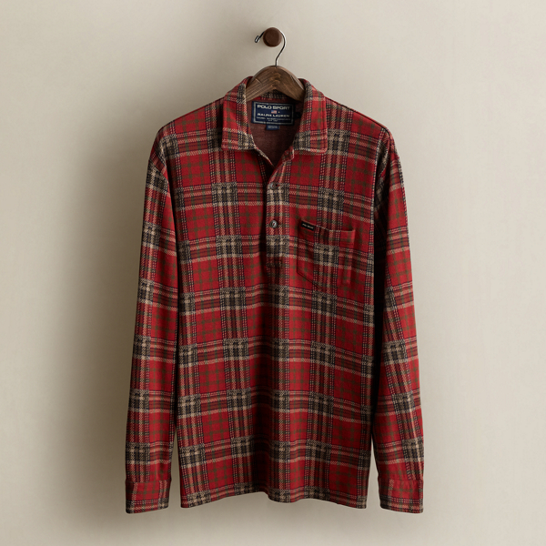 c. 1995 Polo Sport Plaid Shirt - Size L