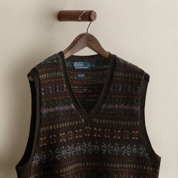 2009 Patterned Sweater Vest - Size XL