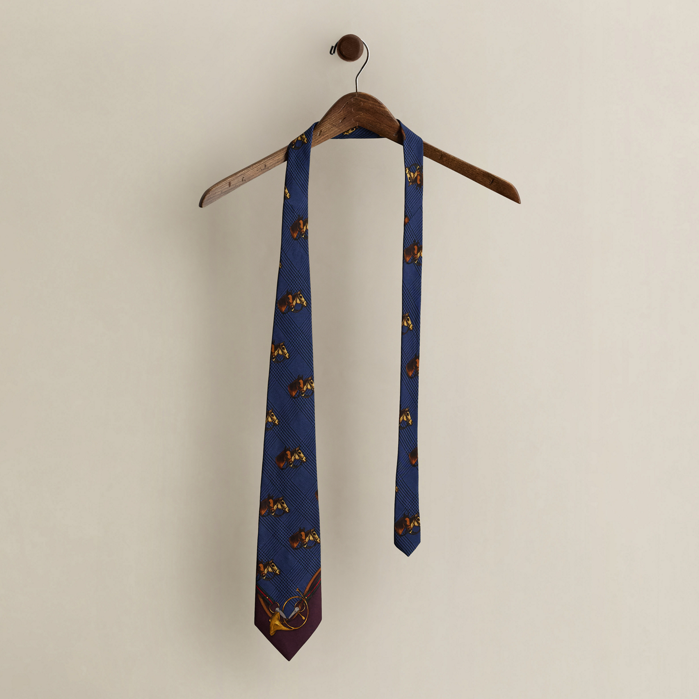 Мужские галстуки Ralph Lauren Vintage Equestrian-Print Silk Tie, цвет: Разноцветный — фото 3