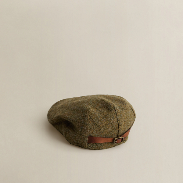 Vintage Wool Driver&rsquo;s Cap - Size S-M