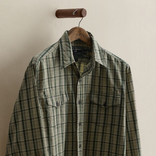 c. 1995 Plaid Workshirt - Size M