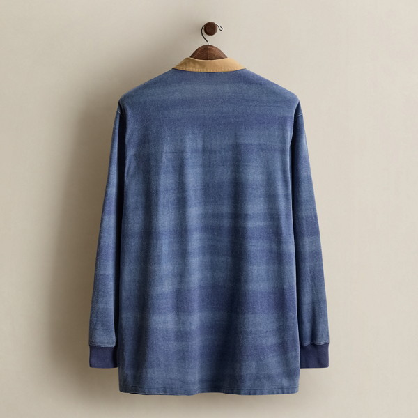 Vintage Marled Rugby Shirt - Size XL