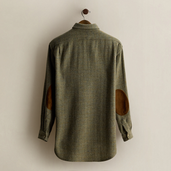 Vintage Wool Tweed Shirt - Size L