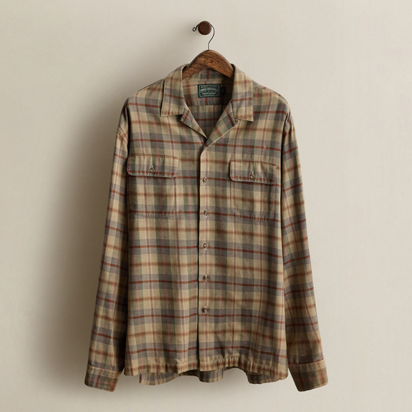 c. 1990 Plaid Workshirt - Size XL