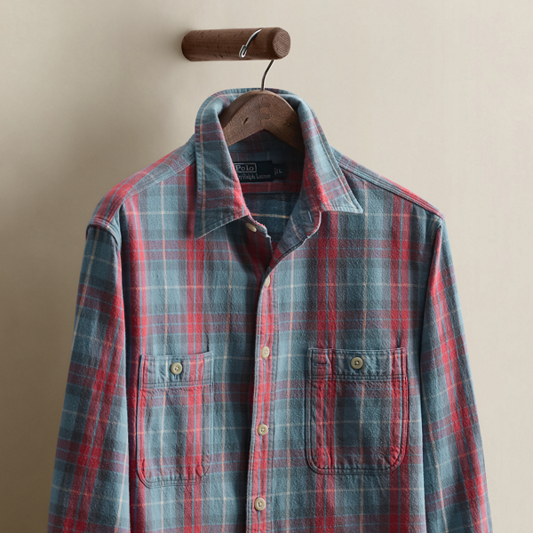 c. 2000 Plaid Workshirt - Size L