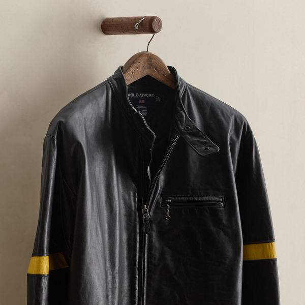 1997 Polo Sport Leather Jacket - Size L