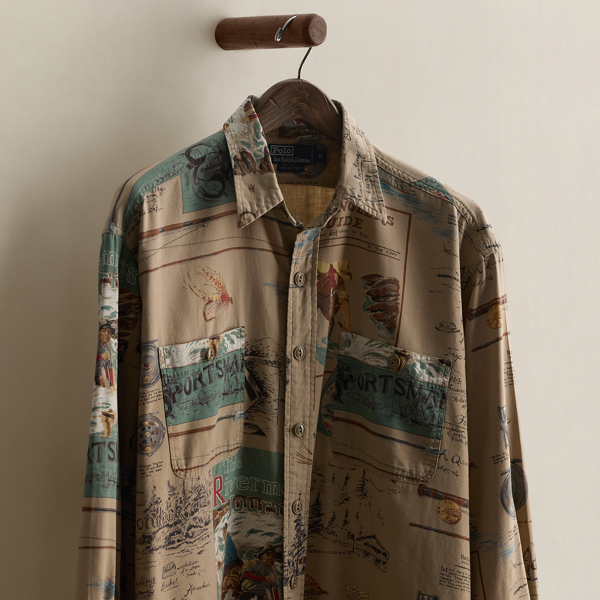 1995 Magazine-Print Shirt - Size L