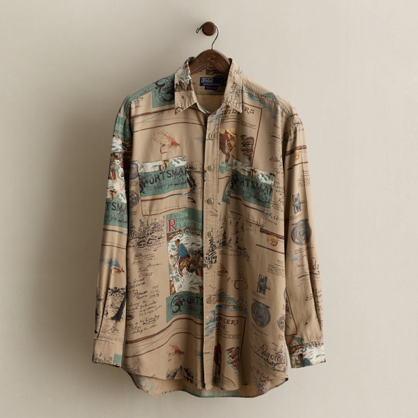 1995 Magazine-Print Shirt - Size L