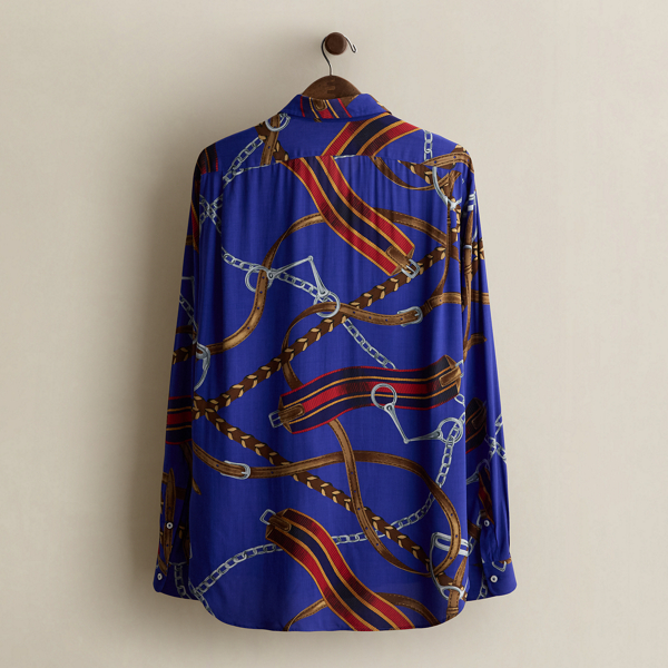 2005 Belting-Print Shirt - Size XL