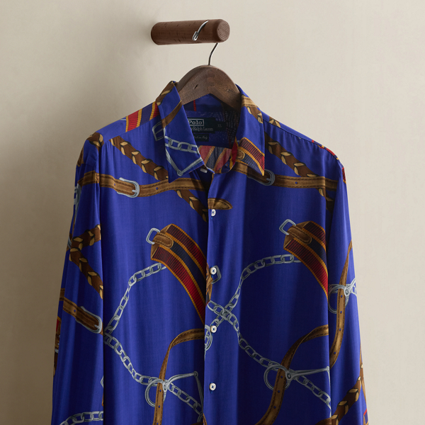 2005 Belting-Print Shirt - Size XL