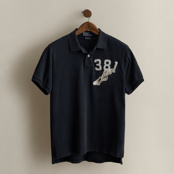 2008 Graphic Polo Shirt - Size L Ralph Lauren Vintage 1
