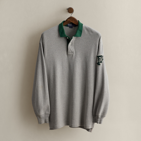 c. 1992 P-Wing Polo Shirt - Size M Ralph Lauren Vintage 1