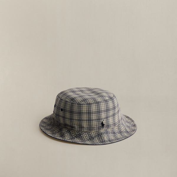 c. 2000s Plaid Bucket Hat - Size XL