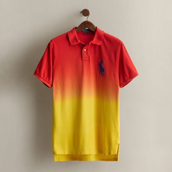 2009 Big Pony Ombr&eacute; Polo Shirt - Size L Ralph Lauren Vintage 1
