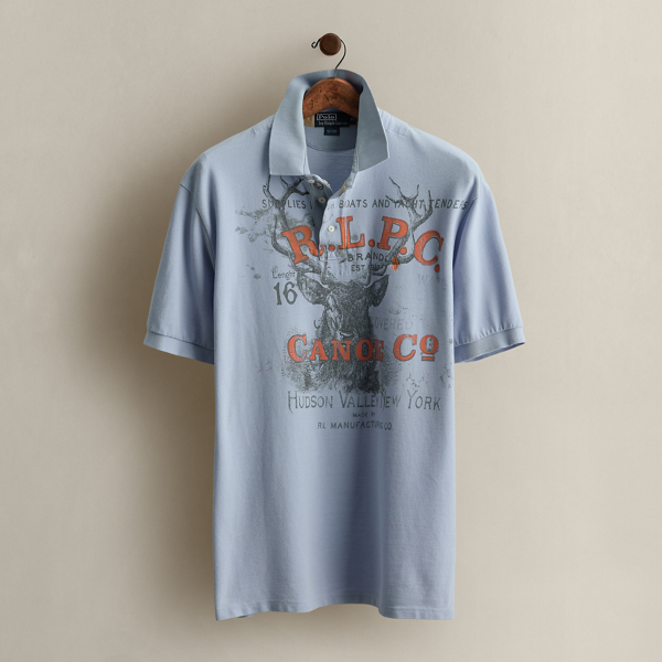 Men's Blue Ralph Lauren Vintage Polo Shirts | Ralph Lauren