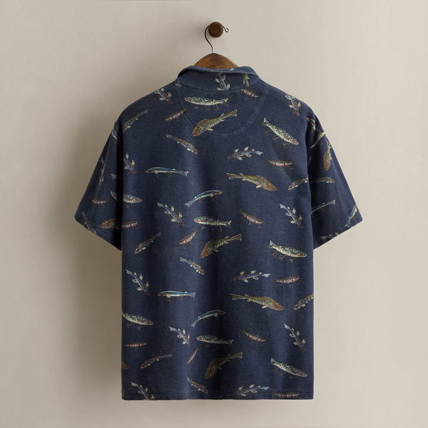 1999 Polo Sport Fish-Print - Size XL