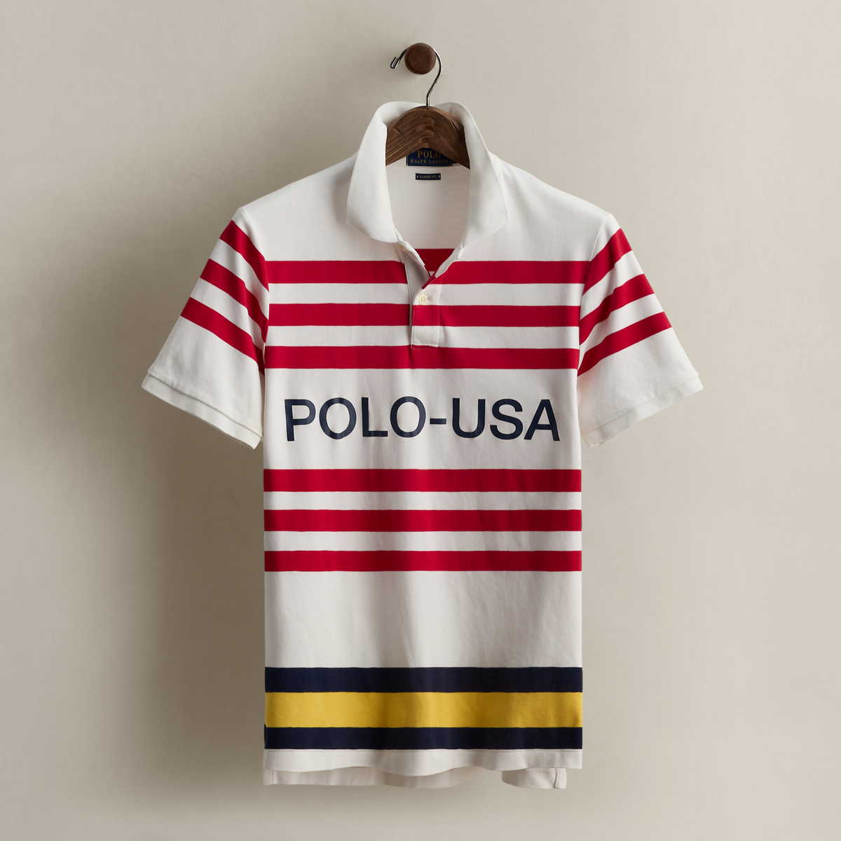トップス \"ralph lauren\"line design polo shirt Polo Ralph Lauren Polo Shirt Mens Sz XL Blue Striped Preppy