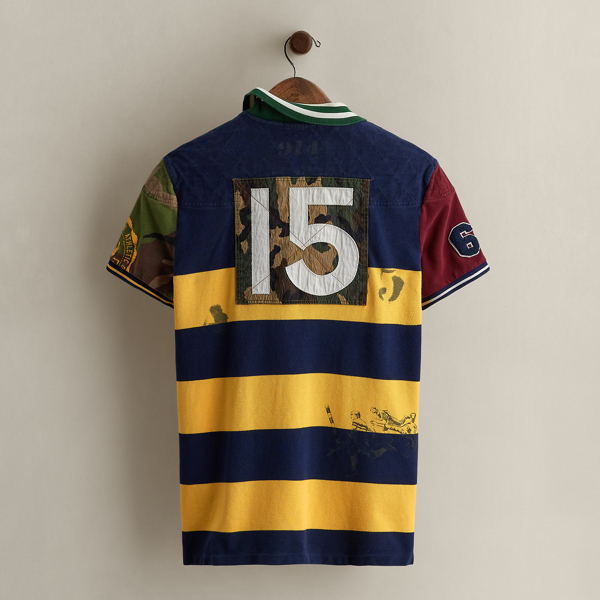 2018 Patchwork Polo Shirt - Size S