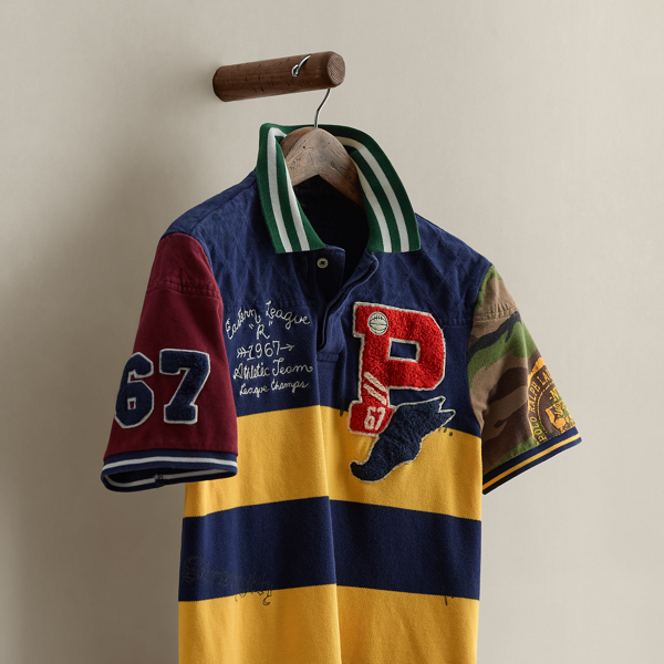 2018 Patchwork Polo Shirt - Size S