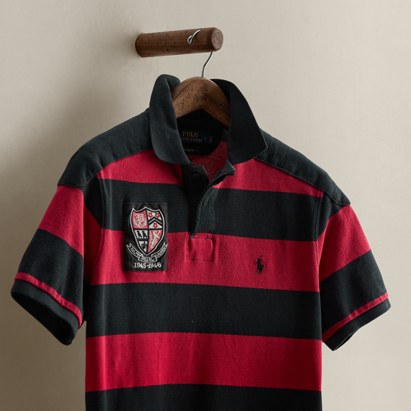2015 Crest Striped Polo Shirt