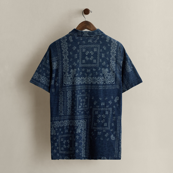 2016 Bandanna-Print Polo Shirt - Size XL
