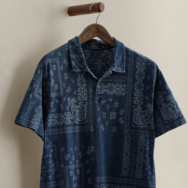 2016 Bandanna-Print Polo Shirt - Size XL