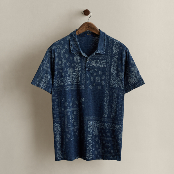 2016 Bandanna-Print Polo Shirt - Size XL