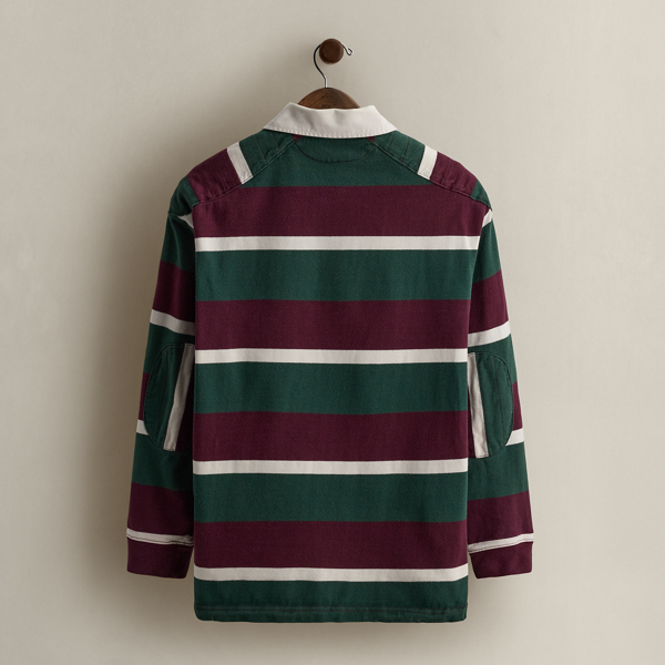 c. 1990 Striped Rugby Shirt - Size S