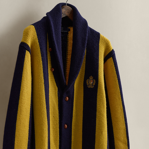 1987 Polo Crest Wool Cardigan