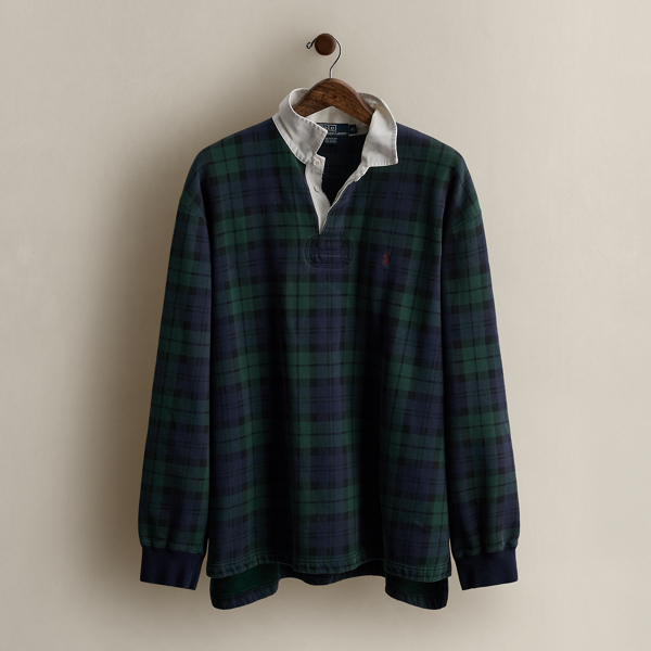 Vintage Plaid Rugby Shirt - Size XL Ralph Lauren Vintage 1