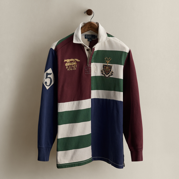 POLO Ralph Lauren THE BIG shirtラグビー　XL Polo Ralph Lauren Mens 4XLT Rugby Shirt Bleecker Multi Big