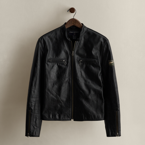 1997 Polo Sport Leather Jacket - Size S