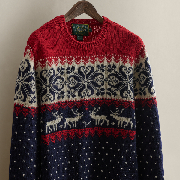 2011 Reindeer Wool Sweater - Size XL
