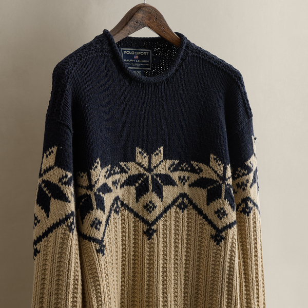 1999 Hand-Knit Sweater - Size L