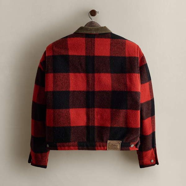 c. 2000 Plaid Trucker Jacket - Size L