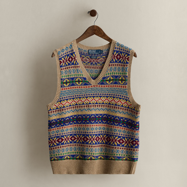 2012 Fair Isle Sweater Vest - Size L