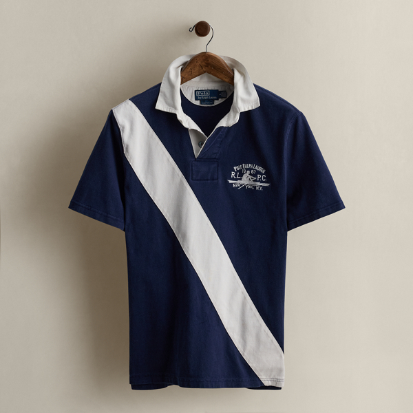 c. 2015 Embroidered Rugby Shirt - Size L