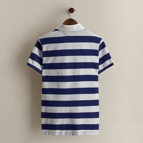 c. 1989 Crest Rugby Polo Shirt - Size M