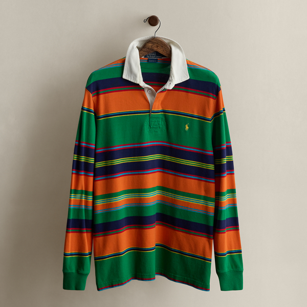 RALPH LAUREN RUGBY　シルクシャツ The Iconic Rugby Shirt