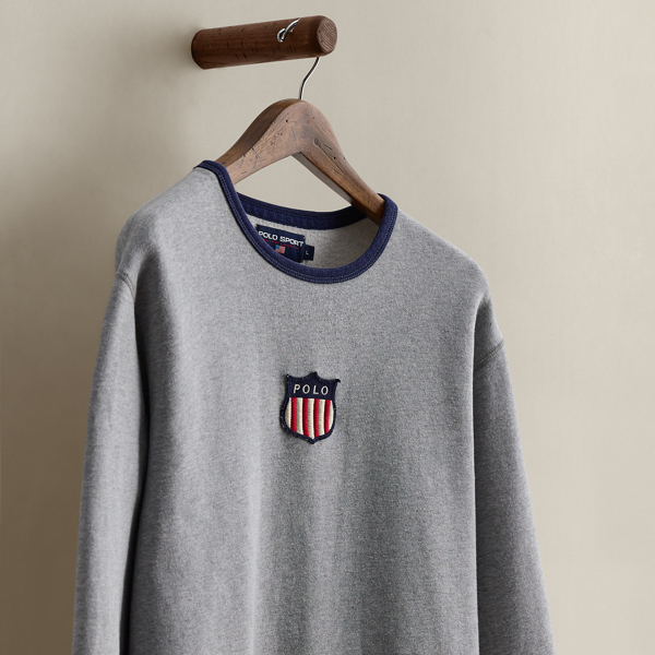c. 1995 Polo Shield Sweatshirt - Size L
