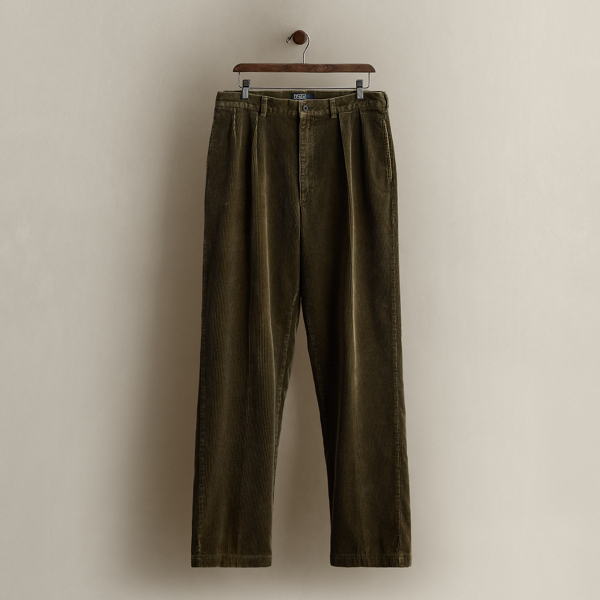 Distressed Herringbone Pant