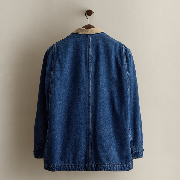 c. 1990 Denim Barn Jacket - Size L
