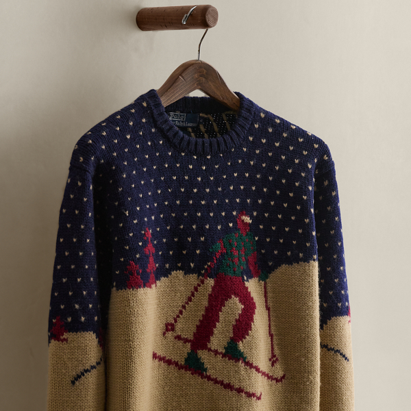 1985 Skier Wool Sweater - Size L