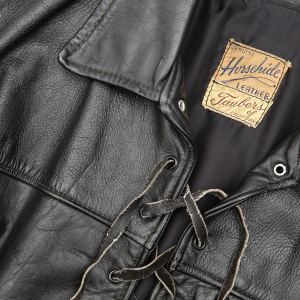 1950s–’60s Leather Moto Jacket - Size 40