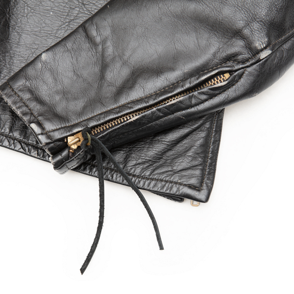 1950s–’60s Leather Moto Jacket - Size 40