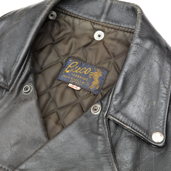 1950s–’60s Leather Moto Jacket
