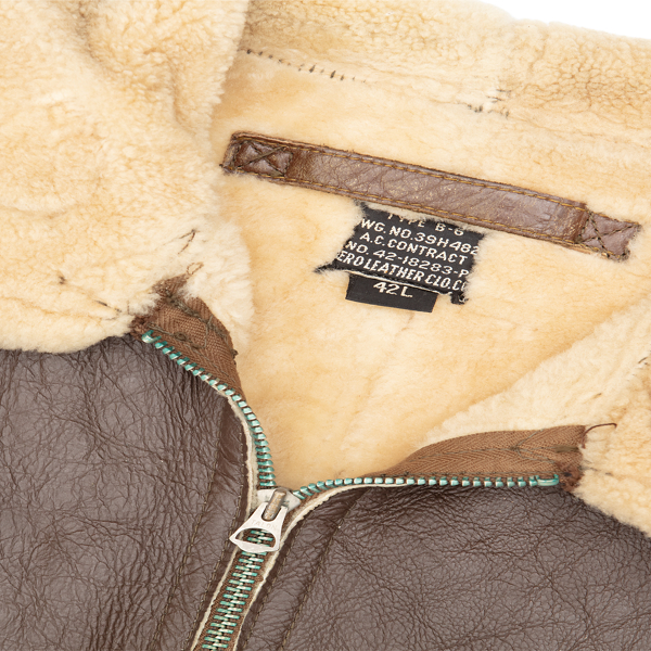 B-9 Shearling-Leather Jacket - Size 40