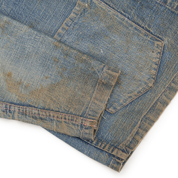 1940s Denim Work Jacket - Size S