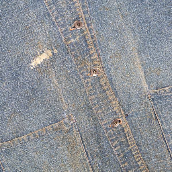 1940s Denim Work Jacket - Size S